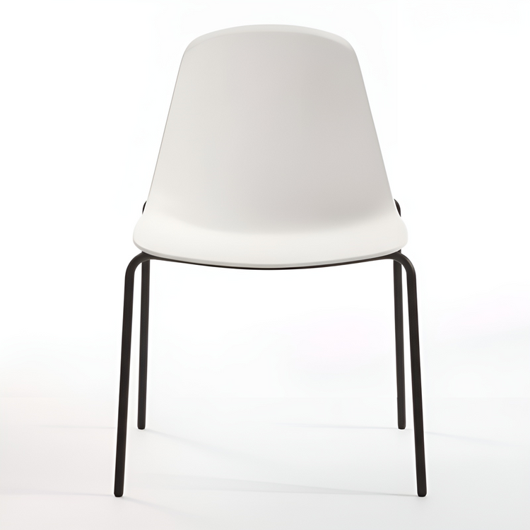 Modern Dining Chair with Minimalist Design & Metal Legs | 7021B