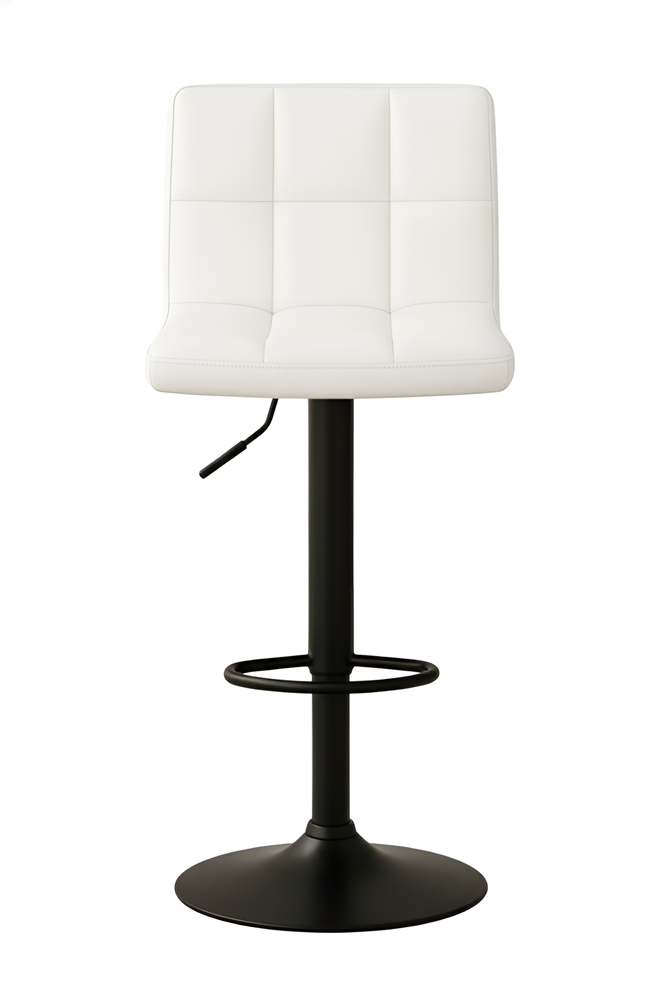 Adjustable Swivel Bar Stool | Square Tufted PU | UT-C8541