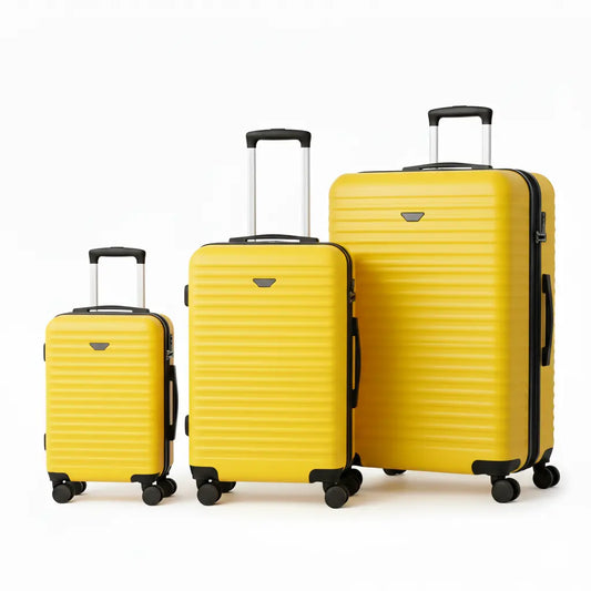 3-Piece Suitcase 4 Colors | Hardshell Luggage | TSA Lock | 0412
