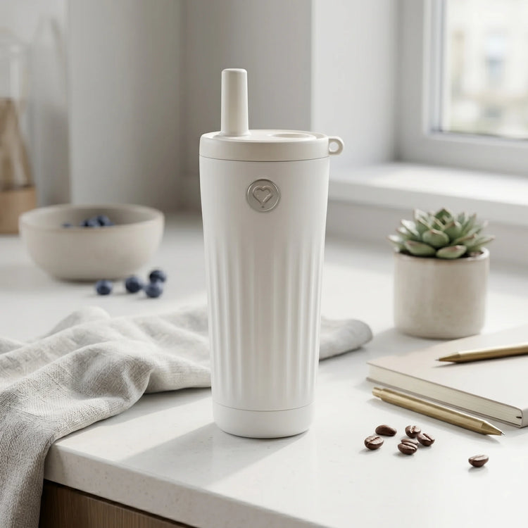 YANIS3 Premium 550mL Insulated Straw Water Bottle
