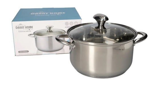 Casserole Pot with Glass Lid 20CM 05-20