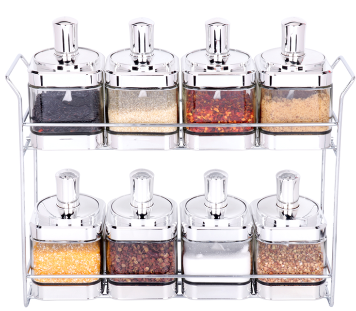 Spice Condiment Rack 10pc FS1034Y