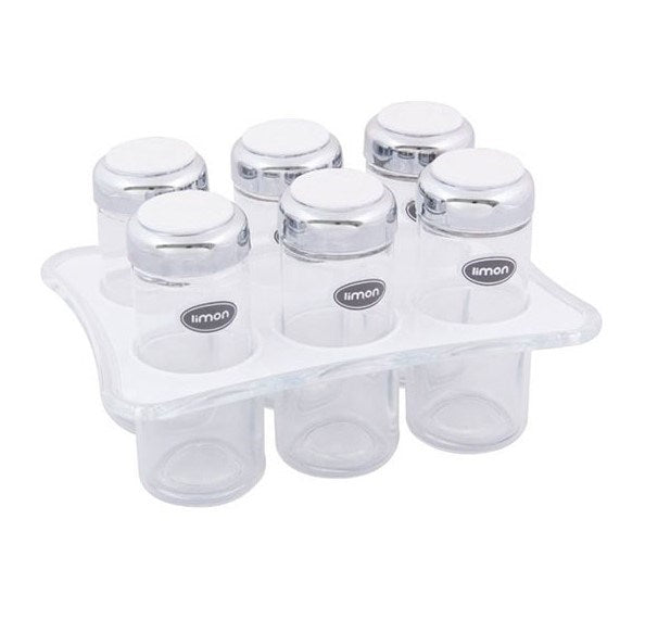 Spice Rack Condiment 7pc 1306