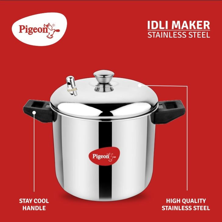 Stainless Steel Idli Maker Pot (6 Plates) 15600