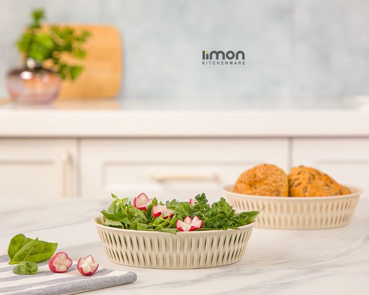 Oval Bamboo Vegetable Basket 159035