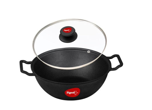 IRON KADAI WOK POT 240MM 16300