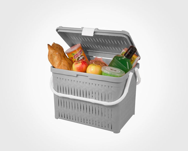 Small Picnic Basket With Lid 175635