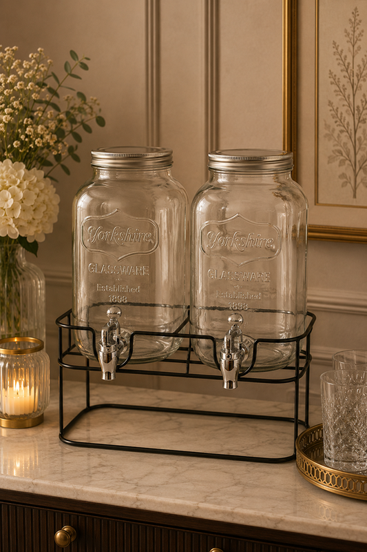 Glass Drink Dispenser 1898-4