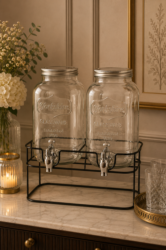 Glass Drink Dispenser 1898-4