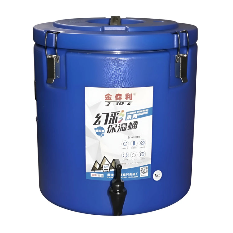 18L Insulated Stainless Steel Cooler Bin with Tap | YS19022-73