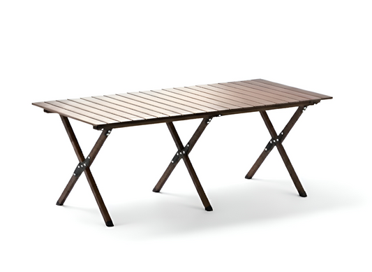 116cm Roll-Up Camping Table | Aluminium Alloy Portable | 19130-4