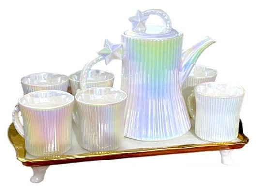 Tea Pot and Cup set 8pc SBS-022