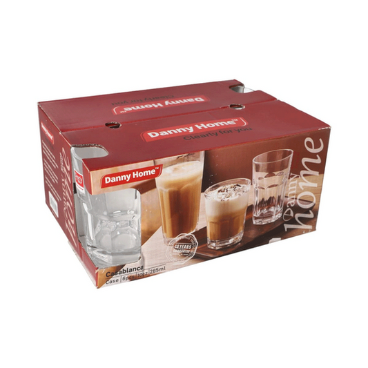 Casablanca Glass Cup 6pc Set 1988-5
