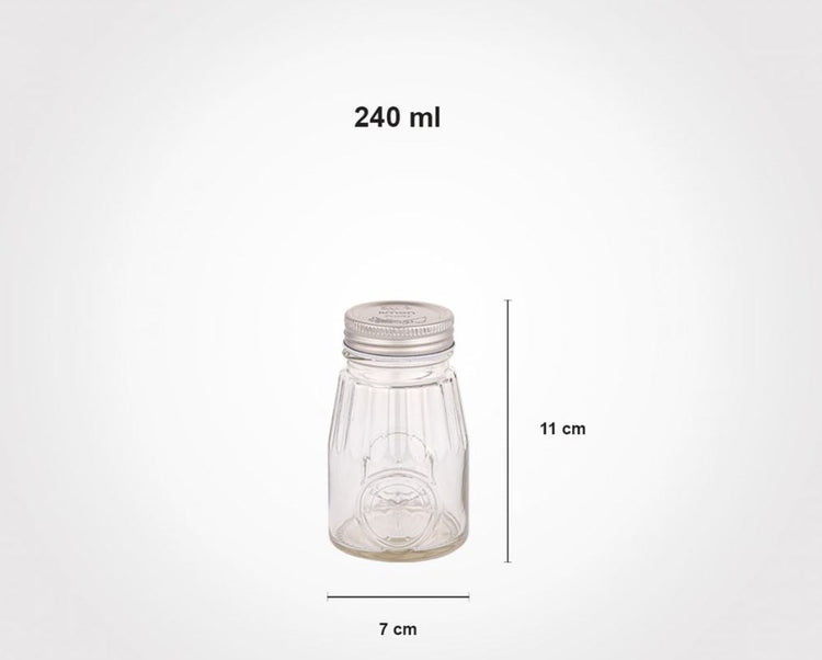 Glass Spice Jar 240mL 03900