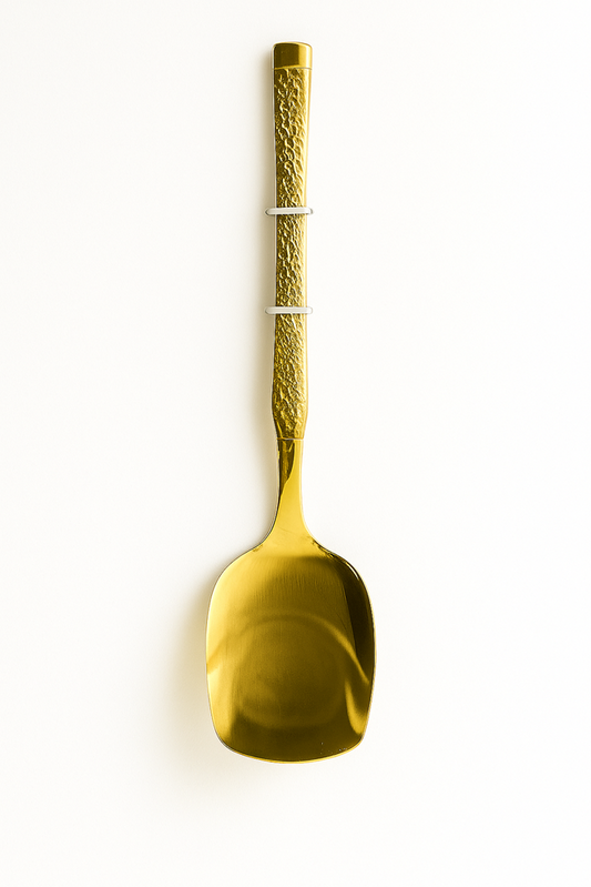 Stainless Steel Serving Spoon Gold 2331 802-11