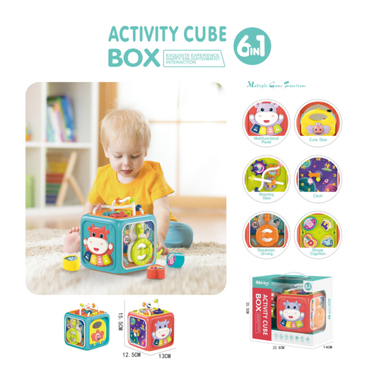 6-in-1 Activity Cube Box 2510-7-62