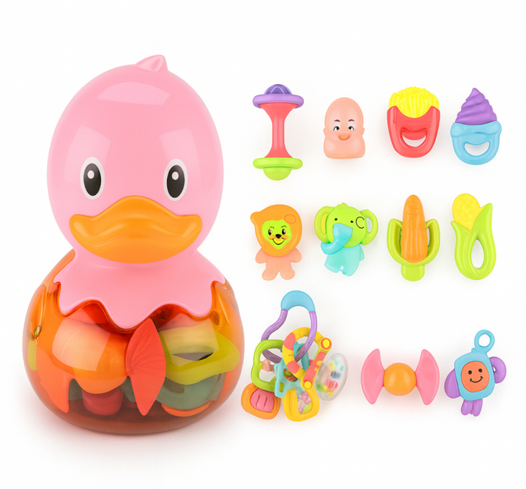Duck Baby Rattles 11pc 2510-7-63