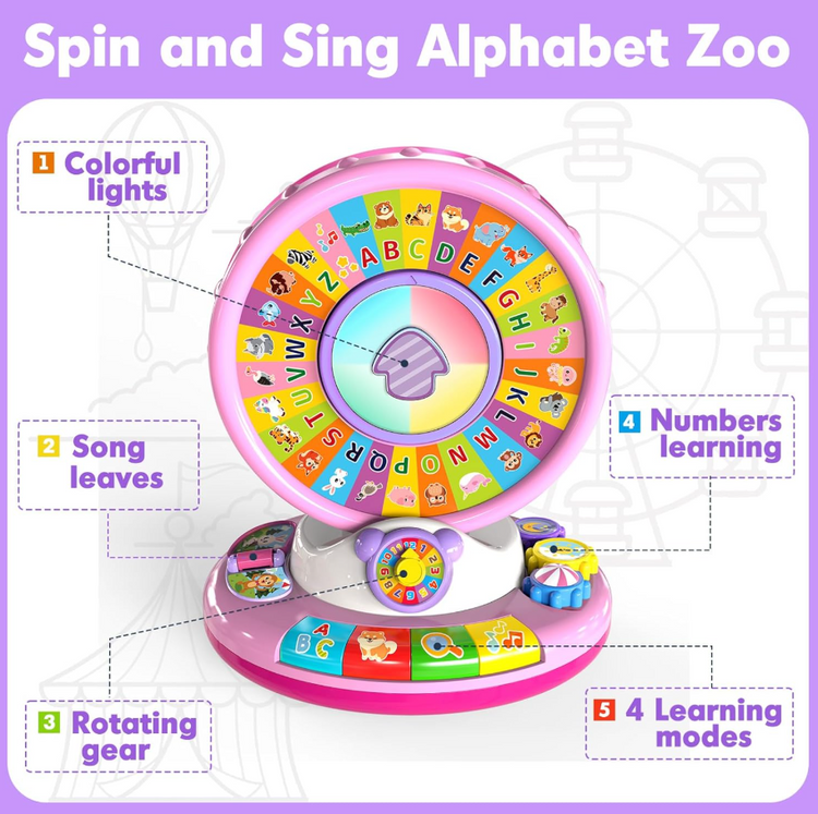 Spin & Sing Alphabet Zoo 2510-7-75
