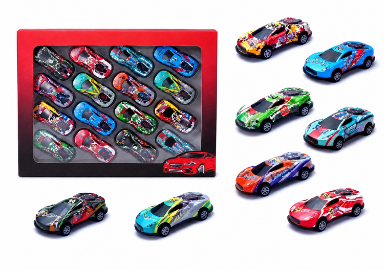 Mini Car Set 16pc 2603-25-2