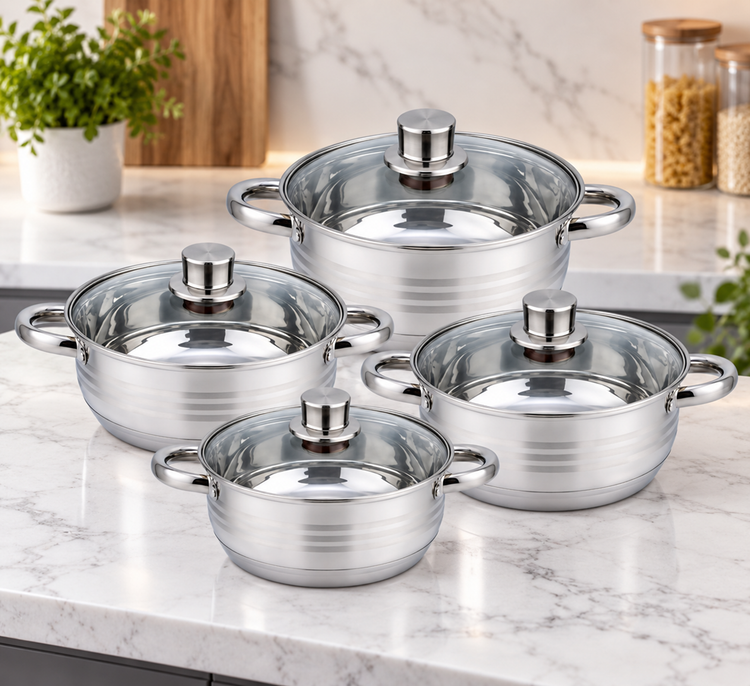 S/S Cookware 4pc Set 2632