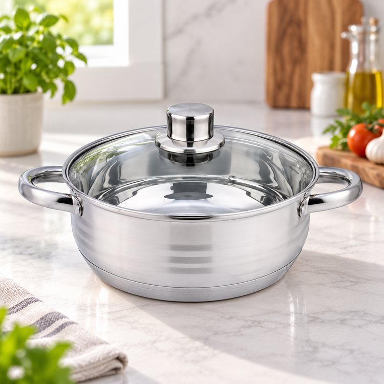 S/S Pot 26cm 6L MR-2632