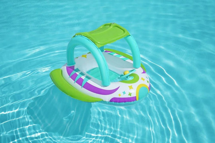 Inflatable Boat With Sun Shade 34149