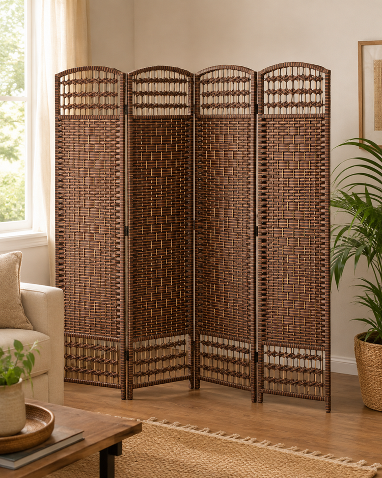 4 Panel Wall Room Divider 34332-2