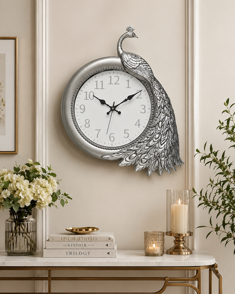 Peacock Wall Clock 3649