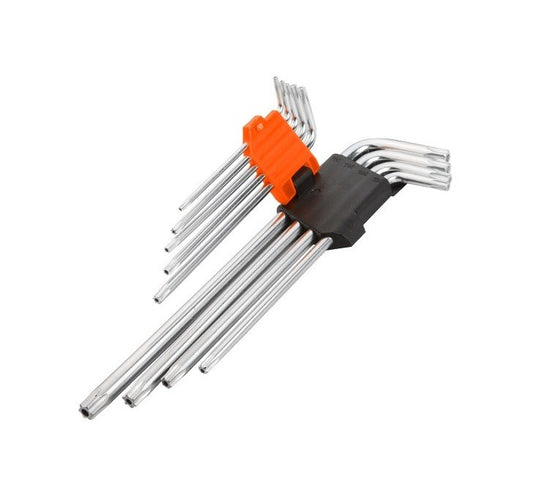 TORX EXTRA-LONG ARM HEX KEY SET 9PCS 207909