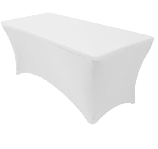Rectangular Table Cover Cloth White 1.8m/6ft