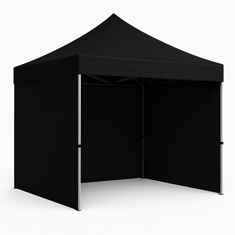 Gazebo Aluminum 3m x 3m | 3 Side Walls | Outdoor Pop-Up Shelter