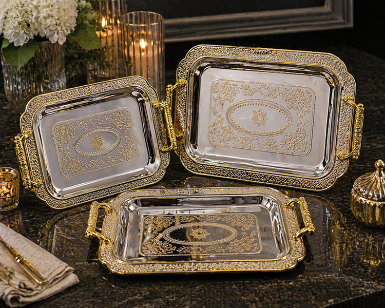 Serving Tray 3pcs 5511-PG-3P