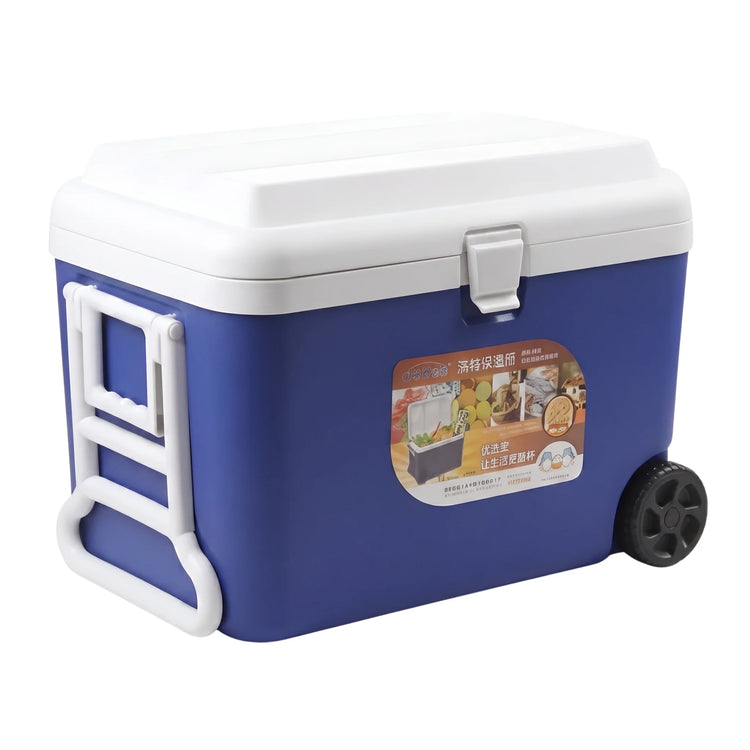 60L Insulated Cooler Bin with Drain & Wheels | GiNT
