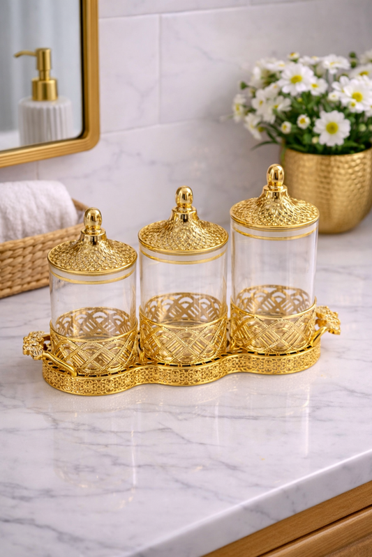 Condiment Jars 3pc 6290-C-B-A