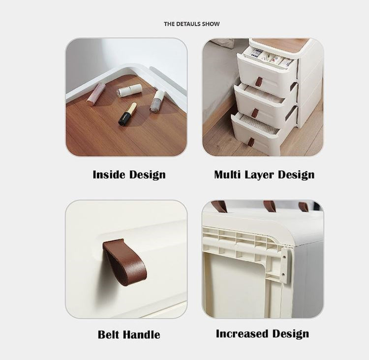 Night Stand 2 Tier Cabinet 6607-2