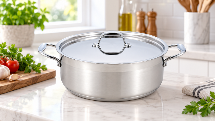 S/S Cookware Pot 30cm 7027