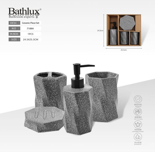 Bathroom Accessories 4pc 71884