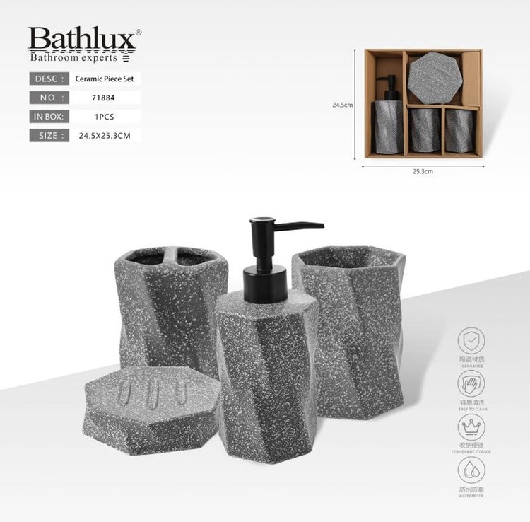 Bathroom Accessories 4pc 71884