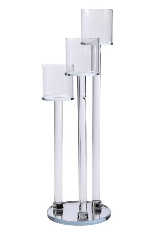 Glass Crystal Candle Stand 7275-29