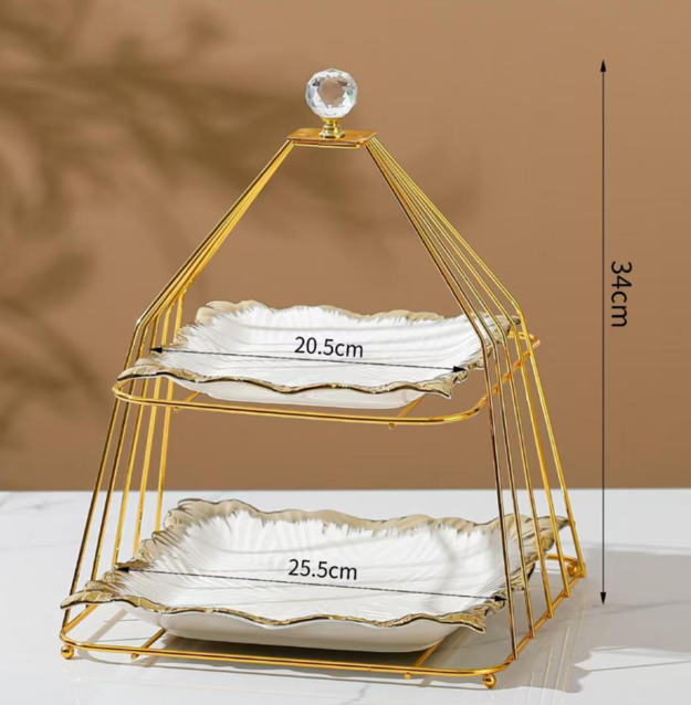 2 Tier Dessert Stand 803-25
