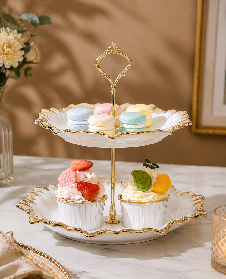 2 Tier Dessert Stand 803-28