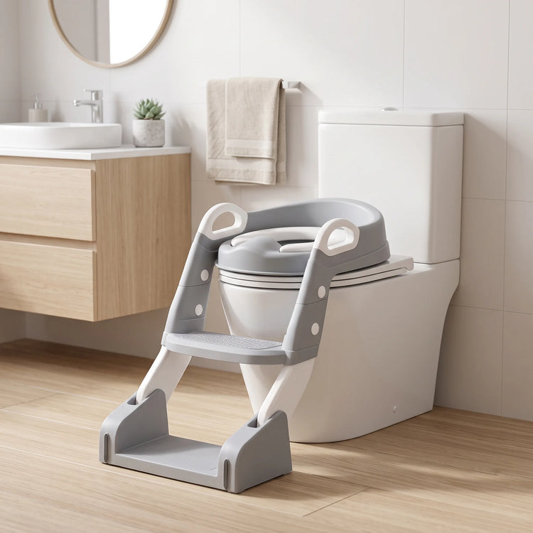 3 in 1 Kids Potty Training Toilet Seat with Step Ladder