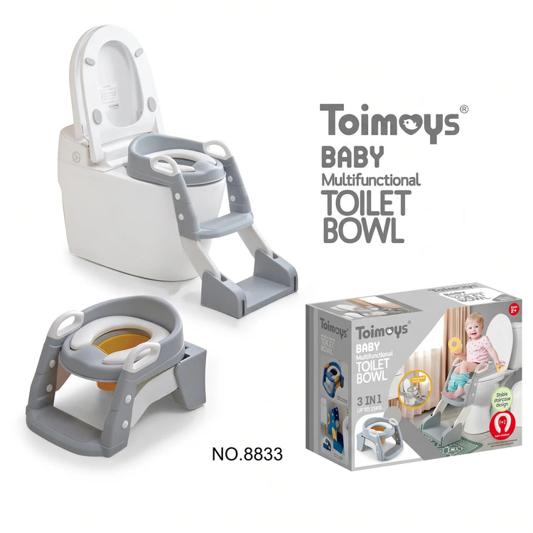 3 in 1 Kids Potty Training Toilet Seat with Step Ladder