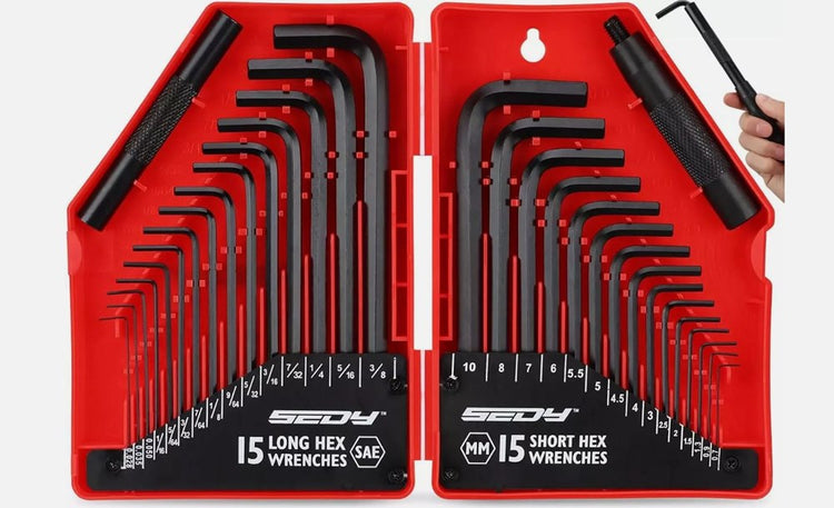 32pc Long & Short Hex Wrenches 94296