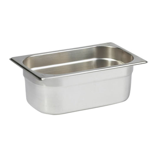 Stainless Steel 1/4 Gastronorm Pan 65MM