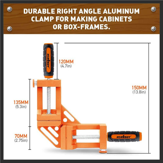 Clamps Corner Clamp Swing Jaw 90 Right Angle