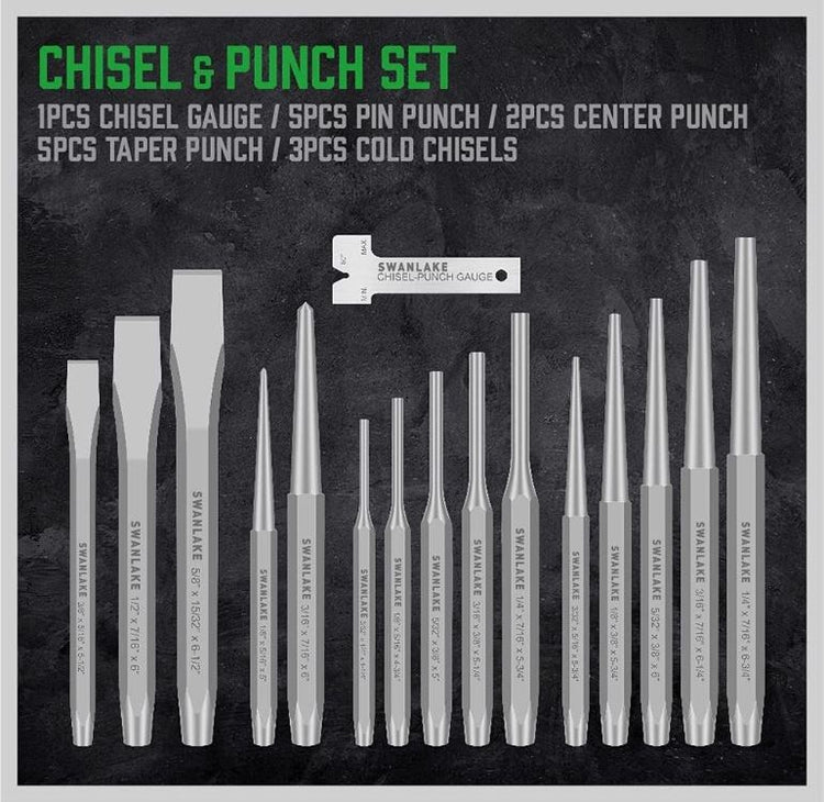 Punch and Chisel 16pc Set 97398