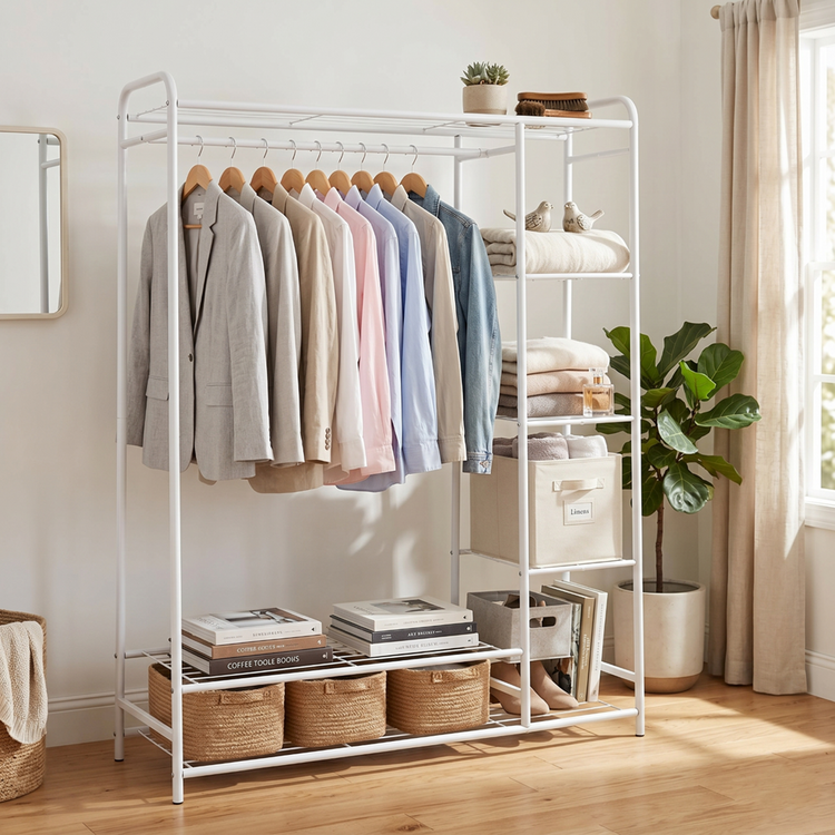 White Dressing Shelf A-02-3