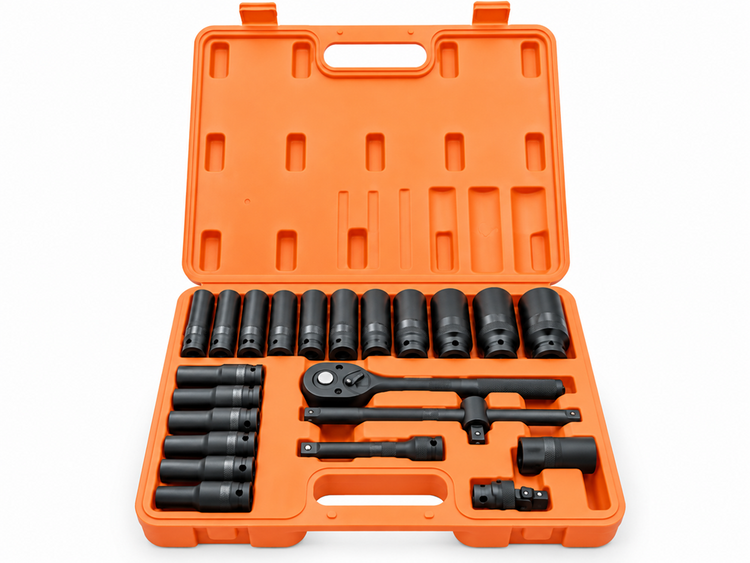 Socket Wrench 22pc 1/2" DR A-10