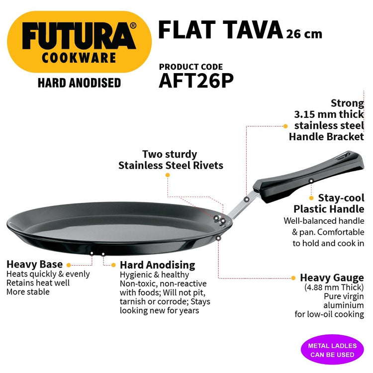 Futura Flat Tawa 26cm AFT26P